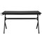 Flash Furniture 55" Black Computer Gaming Desk - Headphone Holder NAN-TG-D1904L-GG - alternate 6